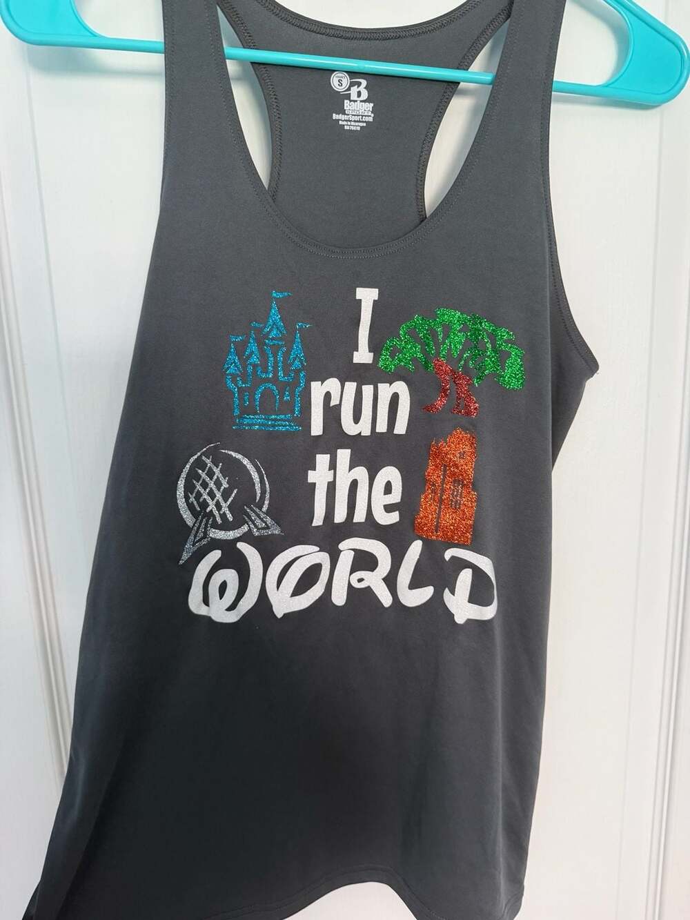 I Run the World Racerback Tank